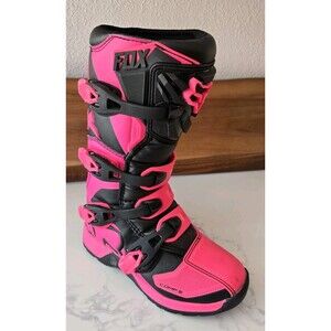 Fox Racing Youth Comp Off-Road Boots Buckle Closure Full Coverage 5Y